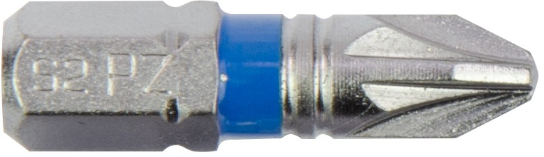 BIT PZ2X25 mm S2 blue - 10 bal. (500)